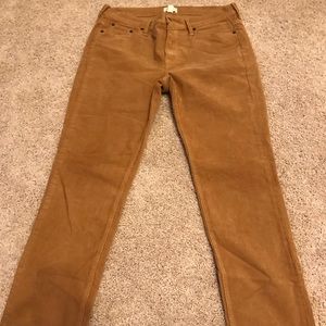 Jcrew matchstick corduroy pants